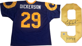 Eric Dickerson "HOF 99" Autographed Los Angeles Rams Jersey (JSA)