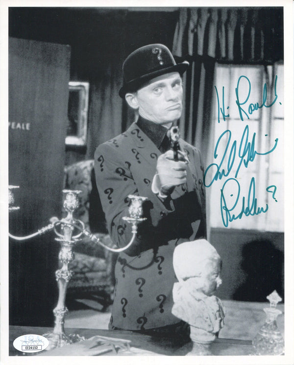 Frank Gorshin Autographed Riddler 8x10 Photo (JSA)