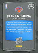 Frank Ntilikina 2017-18 Panini Donruss Rookie Card Back