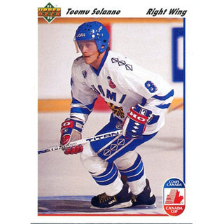 Teemu Selanne 1991 Upper Deck Card