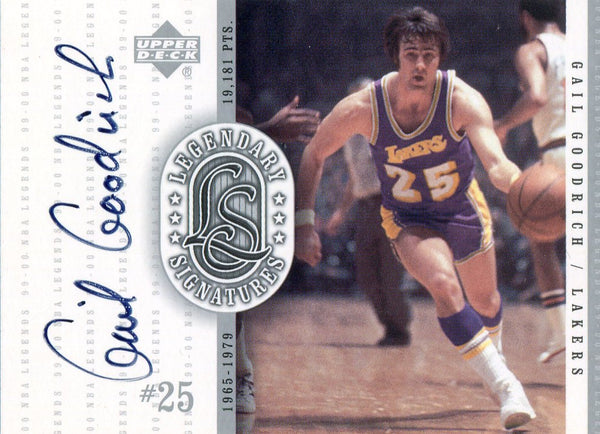 Gail Goodrich Autographed 2000 Upper Deck Card