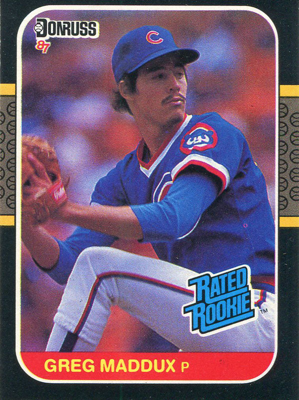 Greg Maddux 1987 Donruss Rookie Card