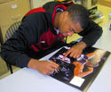 Hassan Whiteside Autographed Spotlight Flexing 16x20 Photo