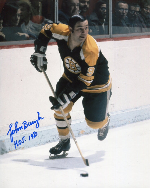 John Bucyk "HOF 1981" Autographed 8x10 Photo