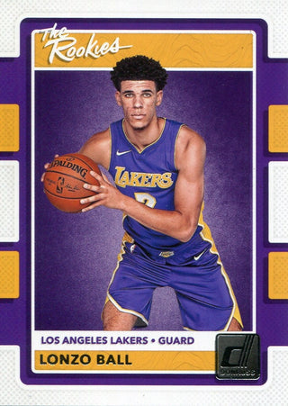 Lonzo Ball 2017 Donruss The Rookies Rookie Card