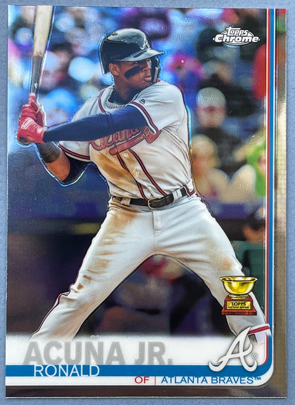 Ronald Acuna Jr. 2019 Topps Chrome Card #117