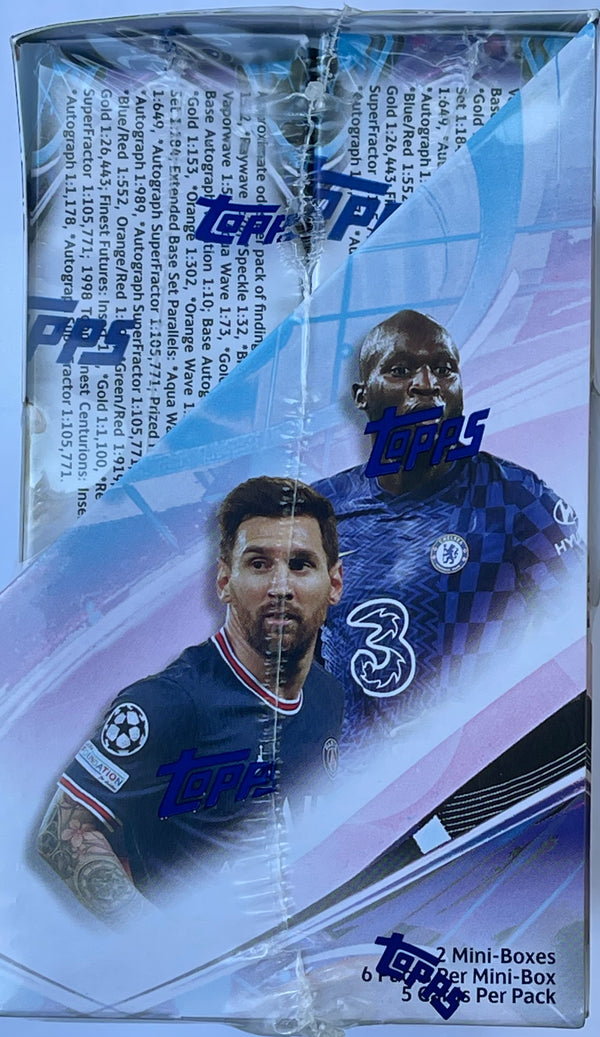 2021/22 Topps Finest UEFA Champions League Soccer Hobby Box