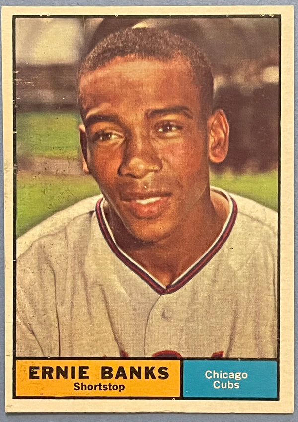 Ernie Banks 1961 Topps Baseball Card #350