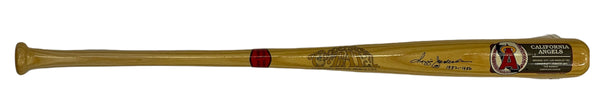 Reggie Jackson Autographed Cooperstown Bat MLB Team Series Angels (Beckett)