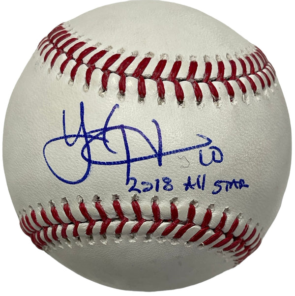 Yan Gomes autographed Official Major League Baseball (JSA)