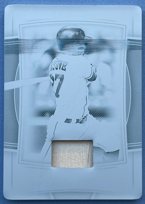 Jose Altuve 2020 National Treasures One of One Card