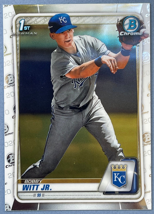 Bobby Witt Jr. 2020 1st Bowman Chrome Rookie Card BCP-25