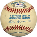 Yogi Berra Autographed Official Baseball (PSA)