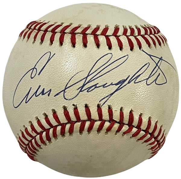 Enos Slaughter Autographed Official Baseball