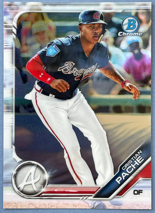 Cristian Pache 2019 Bowman Chrome Prospects Rookie Card #BCP-62