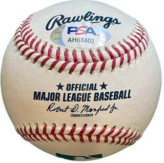 DJ LeMahieu Autographed Official Major League Baseball (PSA)