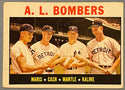 1964 Topps AL Bombers Mickey Mantle Roger Maris Kaline & Cash Card #331