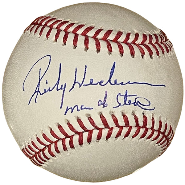 Rickey Henderson "Man of Steal" Autographed Baseball (JSA)