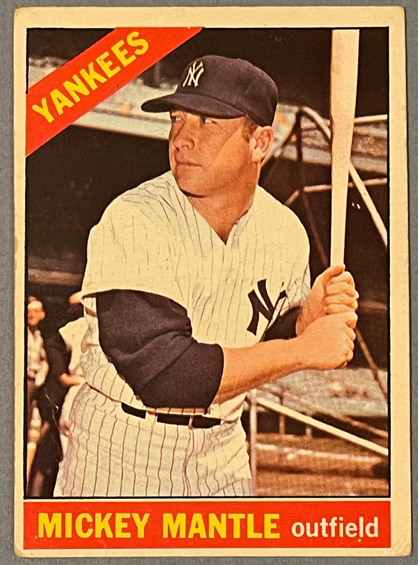 Mickey Mantle 1966 Topps Baseball Card #50