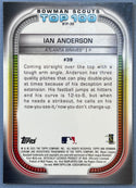 Ian Anderson 2021 Bowman Chrome Scouts Top 100 Insert Rookie Card BTP-39