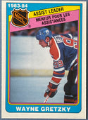 Wayne Gretzky Unsigned 1984-85 O-Pee-Chee Hockey Card #382