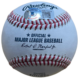 Jordan Walker 2022 Future Game Autographed Official Major League Baseball (Beckett)