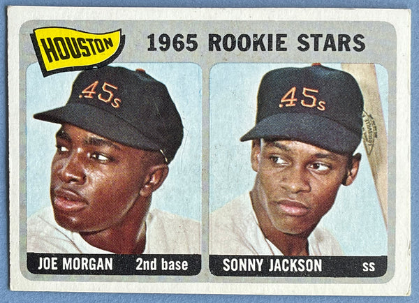 Joe Morgan Sonny Jackson 1965 Topps Rookie Stars Baseball Card #16