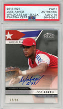 Jose Abreu Autographed 2013 Leaf Rize Card #WC-1 (PSA Auto 10)