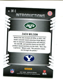 Zach Wilson 2021 Panini Absolute Football Introductions #INT2 RC