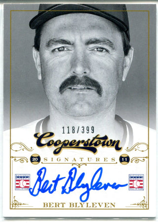 Bert Blyleven Autographed 2012 Panini Cooperstown Card