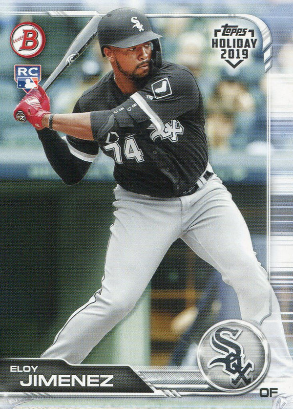 Eloy Jimenez 2019 Topps Holiday Bowman Rookie Card