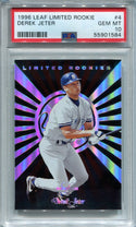 Derek Jeter 1996 Leaf Limited Rookie #4 PSA GEM MT 10 Card