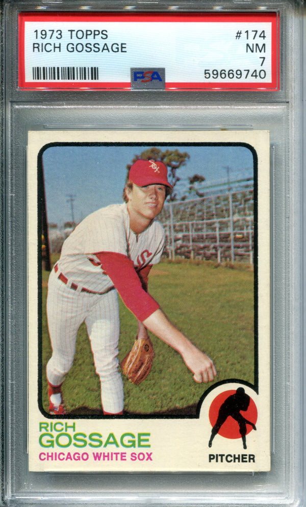 Rich Gossage 1973 Topps #174 PSA NM 7 Card