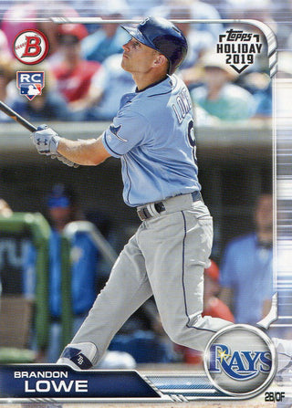 Brandon Lowe 2019 Topps Holiday Bowman Rookie Card