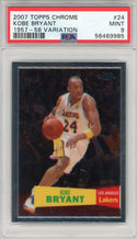 Kobe Bryant 2007 Topps Chrome 1957-85 Variation Card #24 (PSA)