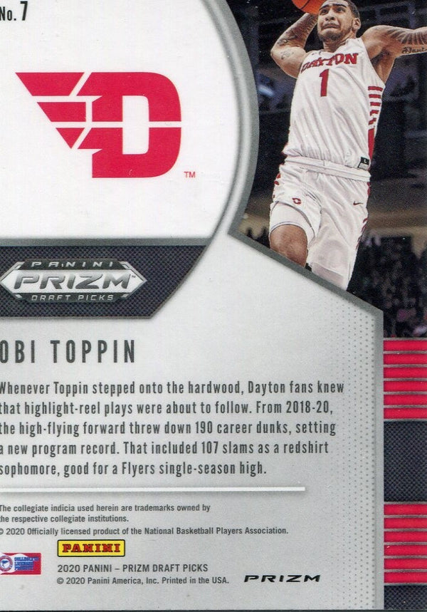 Obi Toppin 2020 Panini Prizm Rookie Card