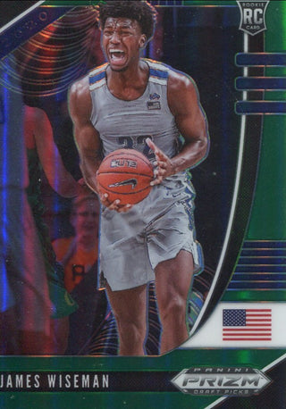 James Wiseman 2020 Panini Prizm Rookie Card