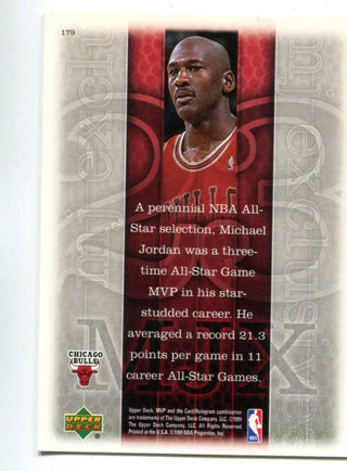 Michael Jordan 1999 Upper Deck MVP MJ Exclusives #179 Card