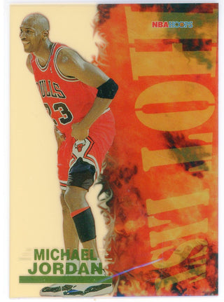 Michael Jordan 1997 NBA Hoops Hot List Card #8