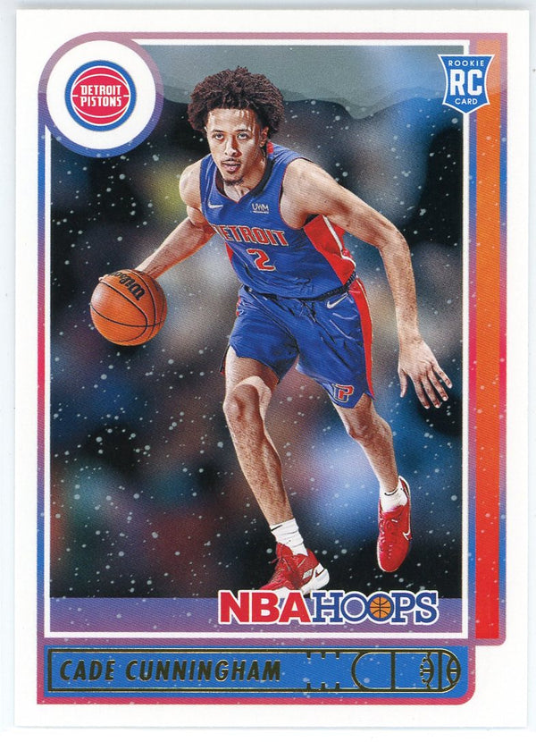 Cade Cunningham 2021-22 Panini Hoops Snow Globe Rookie Card #201