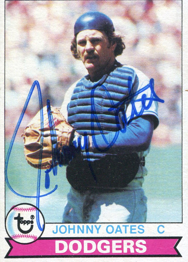 Johnny Oates Autographed 1979 Topps Card