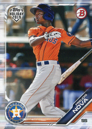 Freudis Nova 2019 Topps Holiday Bowman Rookie Card