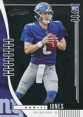 Daniel Jones 2019 Panini Absolute Rookie Card