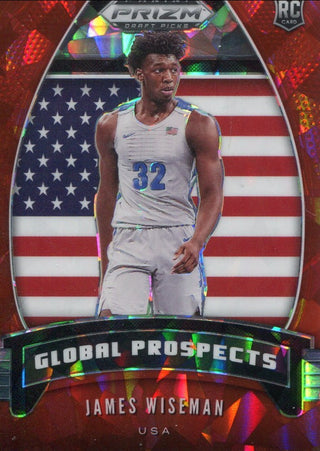 James Wiseman 2020 Panini Prizm Rookie Card