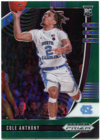 Cole Anthony 2020 Panini Prizm Draft Picks Green