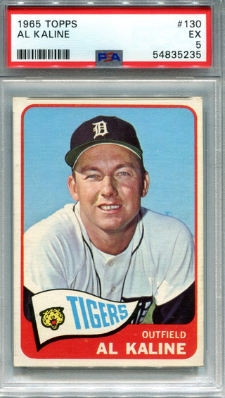 Al Kaline 1965 Topps #130 PSA EX 5 Card