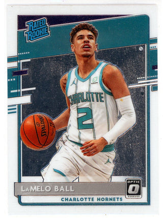 LaMelo Ball 2020-21 Panini Donruss Optic Rated Rookie Card #153