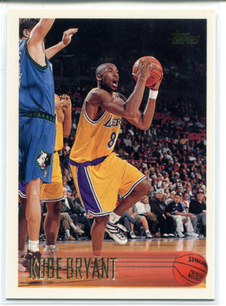 Kobe Bryant 1996-97 Topps Rookie Card #138