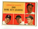 1960 American League Home Run Leaders #44 Card