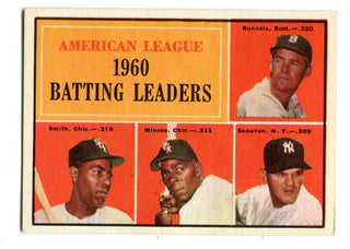 1960 American League Batting Leaders #42 Card